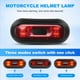 thumbnail image 4 of Luz LED para Casco, Luz de Freno para Casco de Motocicleta, Luz de Advertencia de Seguridad Roja Trasera para Bicicleta Recargable para ConduccióN, 4 of 9