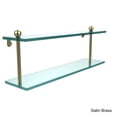 thumbnail image 5 of Prestige Regal Collection Two Tiered Glass Shelf - Satin Chrome / 22 Inch, 5 of 5