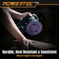 thumbnail image 6 of POWERTEC PRO 50PK, 5 Inch Sanding Discs Hook and Loop, 80 Grit, Zirconia Orbital Sander Sandpaper for 5 & 8 Hole Random Orbital Sanders - Automotive, Paint, Metal, Woodworking (45308Z-50), 6 of 7