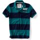 thumbnail image 1 of Aeropostale A87 Aero Surf Team Stripe Rugby Polo para hombre, verde, grande, 1 of 1
