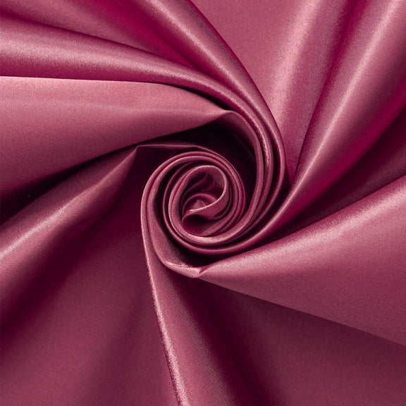 Charmeuse Bridal Satin Fabric for Wedding Dress 60" inches By the Yard Charmuse (Magenta)