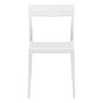 thumbnail image 3 of Compamia Flash Patio Dining Chair in White Glossy White, 3 of 8