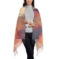 thumbnail image 2 of Sikiie Starry Sky Cute Horse Shawl Wraps Big Scarf Tassel Fall Winter Thick Scarf Warm Shawl Women Fall Gifts, 2 of 8