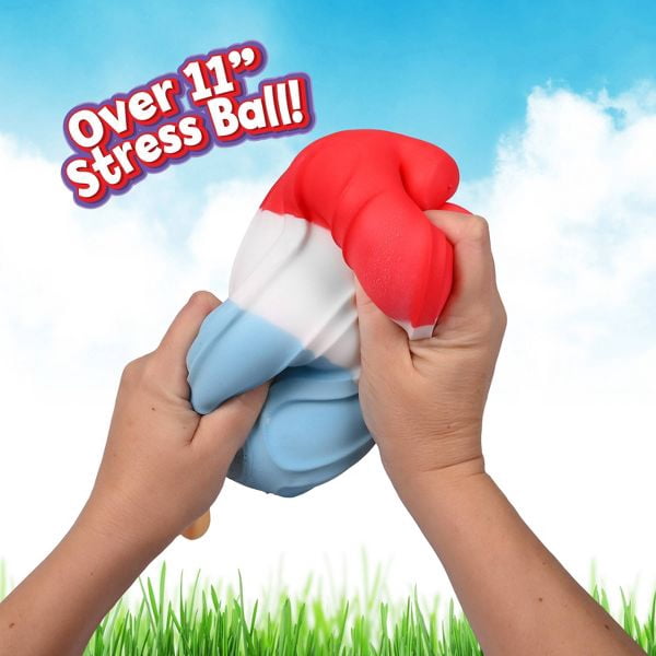 Squeeezy Americana Rocket Pop Fidget Toy Jumbo Squishy Stress Relief 11 Inches Tall
