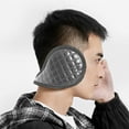 Grey Warm Earmuffs Winter Earmuffs Folding Ear for Winter Men Women