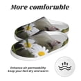 thumbnail image 6 of Lsque Daisy Guinea Pig Pattern Womens Comfort Cotton on Scuff With Memory Foam and Anti-skid Sole Slipper-39/40, 6 of 7