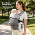 thumbnail image 3 of Baby Carrier - Ergonomic, Cozy and Lightweight Carrier for 7-42lbs, Effortless to Put On, Ideal for Hands-Free Parenting,multifunctional children's baby carrying tool, 3 of 5