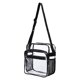 thumbnail image 1 of Sonducket Transparent Crossbody Bag Women Men Adjustable Purse Strap Bag for Events Carteras, 1 of 1