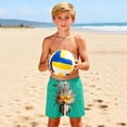 thumbnail image 5 of ATOGUTA Swim Shorts for Boys Kids Swimwear Bathing Suits Quick Dry Beach Board Shorts Size 5T-14, Mint Green, 5 of 6