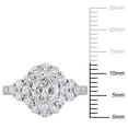 thumbnail image 2 of Created Forever Women's 2 1/4ct TW Lab Grown Diamond Sterling Silver Halo Engagement Ring, 2 of 10