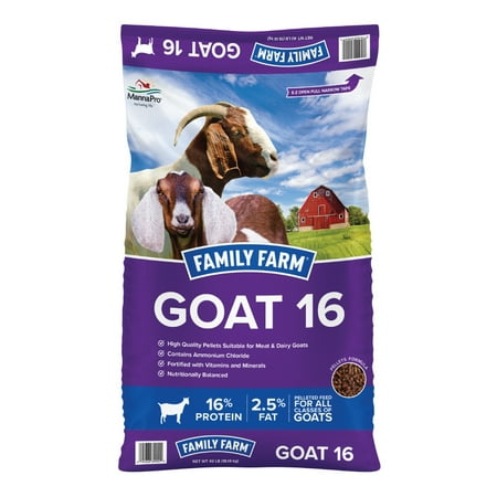 Family Farm Goat 16, Feed for All Classes of Goats, 40lb.