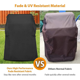 thumbnail image 4 of Cubierta para barbacoa, cubierta impermeable Oxford para parrilla, cubierta resistente para parrilla de gas, resistente al viento, antidesgarro (80x66x100cm), 4 of 5