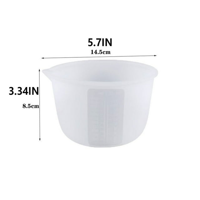 Resin Silicone Measuring Cup DIY Craft Casting Jewellery Making Mixing Cups with Stick Tool for Professional Craftsman 38 Pieces/Set