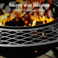 thumbnail image 5 of BALI OUTDOORS 32 inch Fire Pit with Poker, Wood Burning Fire Pit Patio for Outside with Grill, 5 of 11