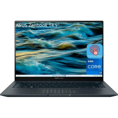 ASUS Zenbook Business Laptop, 14.5" 2.8K Touchscreen, Intel Core i7-13700H, 16GB LPDDR5 RAM, 2TB SSD, Intel Iris Xe Graphics, Wi-Fi 6E, Backlit Keyboard, Windows 11 Home, Cefesfy Multifunctional Brush