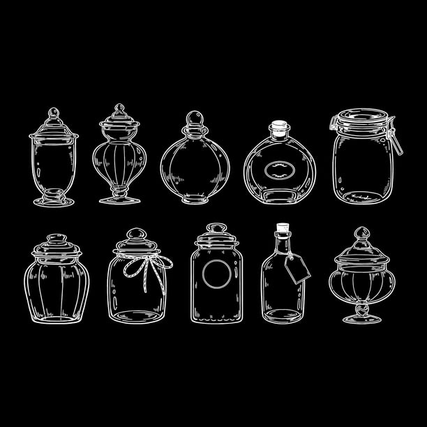 Las pegatinas blancas y negras adoptan el tema de la serie de vidrio pequeño, con un estilo artístico único, agregando encanto personalizado al cuaderno de planificación y las decoraciones.