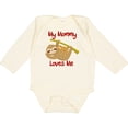 thumbnail image 3 of Inktastic My Mommy Loves Me Sloth Boys or Girls Long Sleeve Baby Bodysuit, 3 of 5