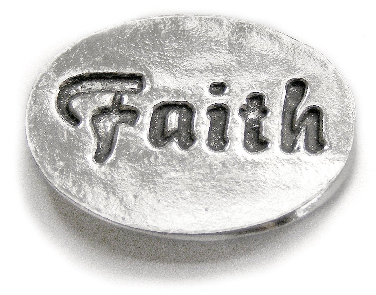 zzF Good for 1 favor spirit HANDCRAFTED PEWTER POCKET TOKEN CHARM basic coin
