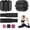 Black, variant on TaitWay 2Pcs Ankle & Wrist Weights Set, Adjustable Wrist Weight Bracelets, Fitness Essential, 2Lb/1Pair