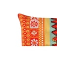 thumbnail image 2 of Benjara BM219697 20 x 12 in. Handwoven Jacquard Print Cotton Accent Pillow Cover, Orange, 2 of 2