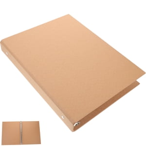Binder Cover Ring Binder Notebook Binder Binder Hover Kraft Papier Binder Réutilisable Notebook Shell