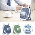 thumbnail image 1 of Mini ventilador portátil con luz nocturna LED | Escritorio USB recargable multifuncional y ventilador para acampar | 3 Ajustes de velocidad | Rotación de 180° | Uso de automóviles de carpa de, 1 of 8
