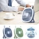 thumbnail image 1 of Mini ventilador portátil recargable con luz LED - Ajustable de 3 velocidades, giro de 180° para coche de campaña de oficina en casa, 1 of 5