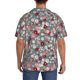 thumbnail image 3 of Balery Daisies Flowers Camisa Casual de Manga Corta con Botones para Hombre, Texturizada, Estilo Cubano, para Playa, Verano-Medium, 3 of 5