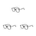 thumbnail image 4 of Sonducket TR90 Montura de gafas Anti-Blue Protect Lens Eyeglasses Care Health Eyewear para Mujeres Hombres Marco negro brillante Type1 NO1, 4 of 6