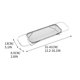 thumbnail image 3 of `Cajón de acero inoxidable para cocina, Estantería de almacenamiento, Rodeado de metal resistente, Diseño moderno, Para cocina/comedor, Organizador de platos y frutas, Rack de almacenamiento, 3 of 7