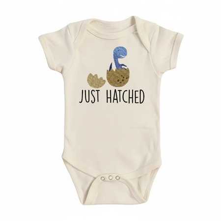 Dinosaur Hatched Newborn Gift Baby Bodysuit
