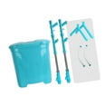 thumbnail image 3 of Distribuidor de fertilizante granulado con transporte trasero, herramienta manual para fertilización, versátil para vegetales, césped, doble tubo de Estilo D, 3 of 8