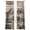 Brown, variant on Brown Western Farmhouse Sheer Curtains 108 Inch Length 2 Panels Set Window Treatments, Vintage Cowboys Cactus Rod Pocket Semi Curtains for Living Room/Bedroom/Kitchen Décor, 104"W x 108"L