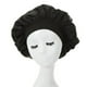 thumbnail image 1 of Gorro de satén para dormir, gorro para el pelo, gorro ancho negro para dormir, gorro de satén, funcionalidad de alta precisión, 1 of 8