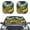 Cowboy Beer, variant on Chririnla Mandala Flower Windshield Sun Shade for Car 2pcs Reflect UV and Heat Automotive Interior Sun Protection Blocks UV Rays Ideal for Summer Trips & Daily Park