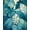 Teal,  Pattern 7, variant on ODIKA 4'x6' Machine Washable Non-Slip Area Rug, Lush Botanical Greenery Theme High Traffic Rug, Green, 4124