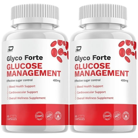 Glyco Forte Capsules - GlycoForte Advanced Supplement, Overall Energy Support, Gyco Forte Maximum Strength, 2 Pack, 120 Capsules