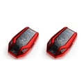 thumbnail image 3 of Scienceny TPU Car Key Fob Pantalla táctil Anodizado Galvanizado Colorido Protector a prueba de golpes Control remoto Case Shell Guard Rojo 2piezas, 3 of 6