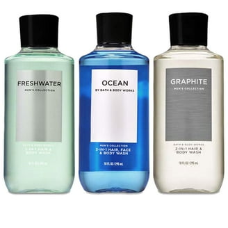 Bath and Body Works Men's Collection FRESHWATER 3-in-1 Hair, Face
