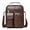 deep brown, variant on Luxury Men's Messenger Bag Vintage Leather Shoulder Bag