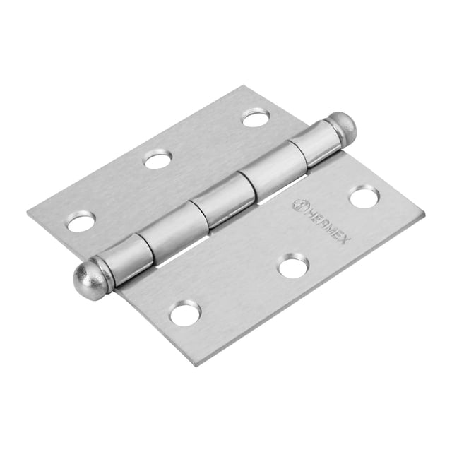 BISAGRA CUADRADA 3" HERMEX 3" ACERO CROMO