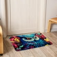 thumbnail image 6 of Owl Non-Slip Polyester Outdoor Carpet Bath Rug Door Mat - Machine Washable, 6 of 6
