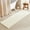 Cream White, variant on Cream White Long Bathroom Rugs, Waffle Runner Rug Bathroom Non Slip Washable Super Absorbent Quick Dry Boho Farmhouse Bath Mat, 72"x24" Cream White
