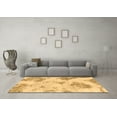 thumbnail image 3 of Ahgly Company Indoor Square Abstract Brown Modern Area Rugs, 6' Square, 3 of 4