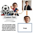 thumbnail image 7 of Linnome 4 Inch Custom Acrylic Football Shape Name Plate Soccer Player Personalized Gift For Fans Home Office Desk Decoration Trophy Display, 7 of 7