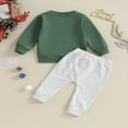 thumbnail image 4 of Baby Boy Christmas Sweatshirt and Pants Set  2 Piece Outfit, 4 of 9