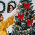 thumbnail image 1 of Adornos Navideños onlyliua para Interior/Exterior con Lazo Rojo para Año Nuevo Adorno para el Árbol de Navidad Tres Accesorios Esenciales, 1 of 6