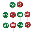 thumbnail image 1 of Yinanstore 10 Pieces Classroom Voting Paddles Handheld Judging Paddles for Home Student yes or no, 1 of 8