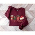 thumbnail image 3 of ’Tis The Season Sweater Shirt | Cute Holiday Coffee and Gift Graphic Sweatshirt, 3 of 5