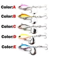 thumbnail image 5 of 2PC Long Shot Rotating Tail Vibration Bait Spinner Spoon Fishing Lures Jigs Tractor Leads Hard Face, 5 of 9